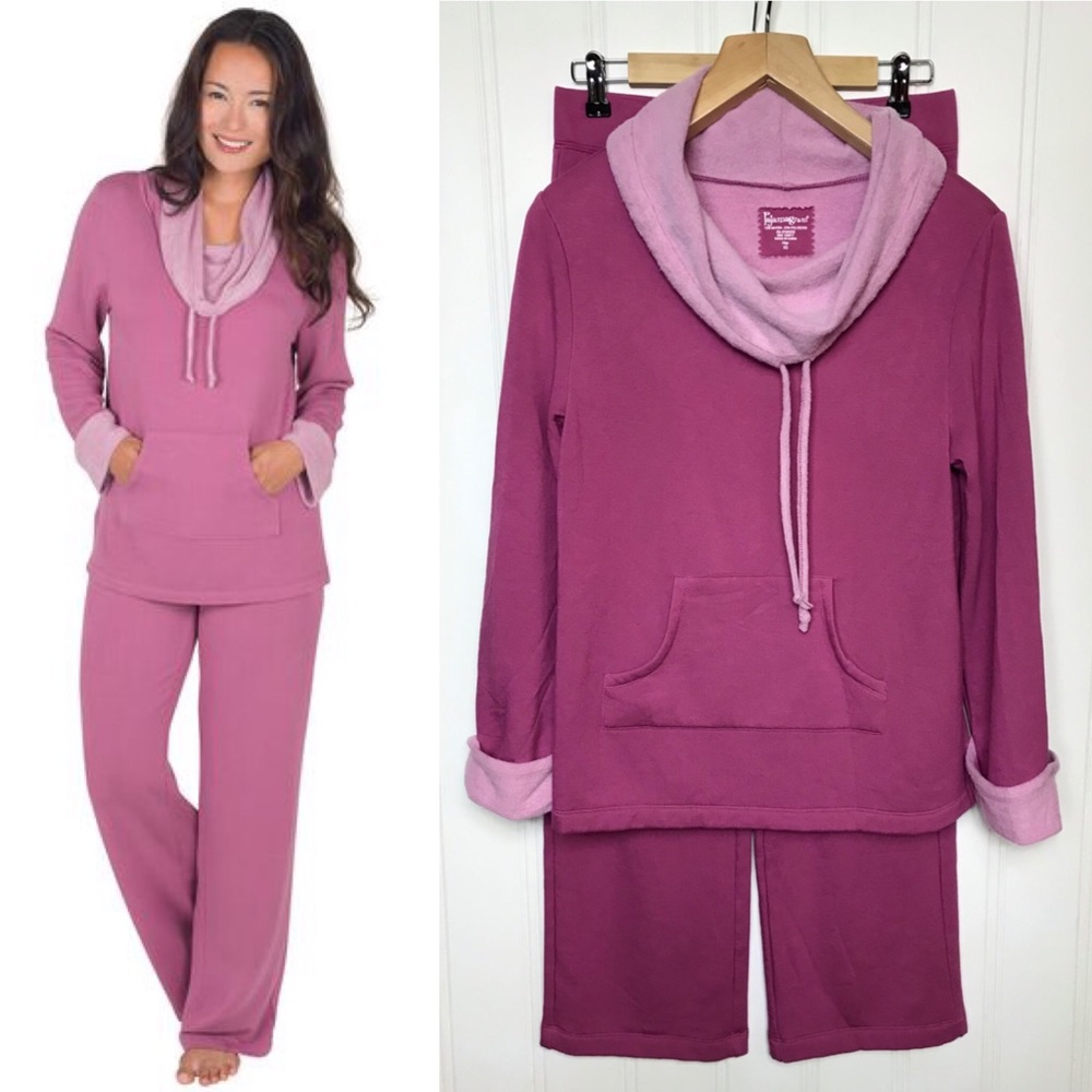 Pajamagram Soft Pink Lounge Pajama Set Women XS